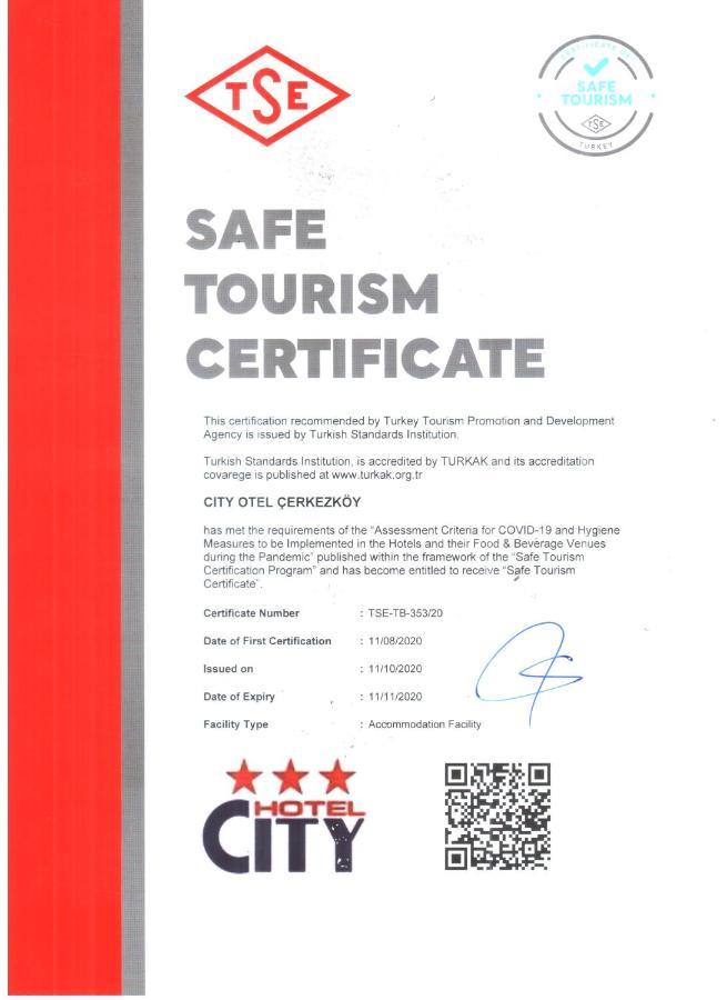 Hotel City Cerkezkoy Luaran gambar